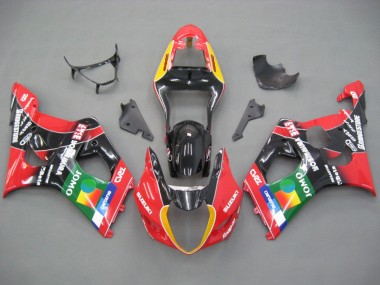Best 2003-2004 Suzuki GSXR 1000 Motorcycle Fairings - Red Yellow Blue Green Black JOMO UK