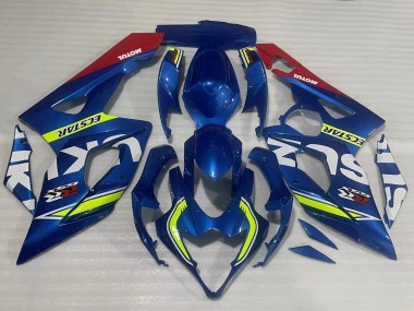 Best 2005-2006 Suzuki GSXR 1000 Motorcycle Fairings - Blue Yellow Red Motul Ecstar UK