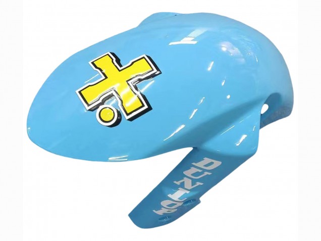 2007-2008 Suzuki GSXR 1000 Motorcycle Fairings - Light Blue Yellow Black Motul Rizla UK