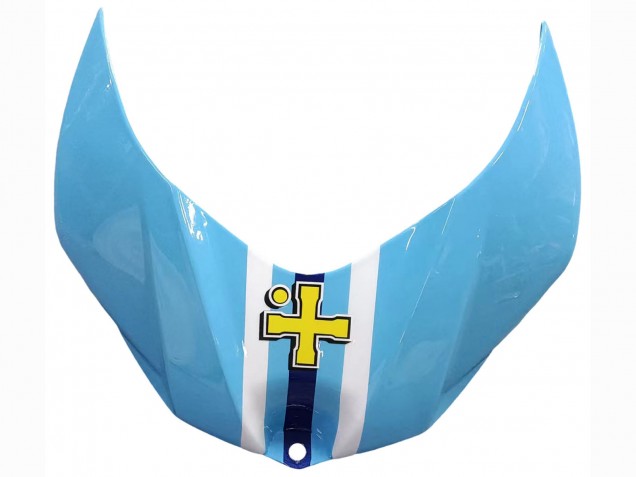 2007-2008 Suzuki GSXR 1000 Motorcycle Fairings - Light Blue Yellow Black Motul Rizla UK