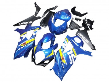 Best 2007-2008 Suzuki GSXR 1000 Motorcycle Fairings - Blue Yellow Black UK