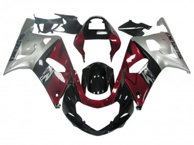 Best 1996-2000 Suzuki GSXR 600 / GSXR 750 Motorcycle Fairings - Dark Blue White UK