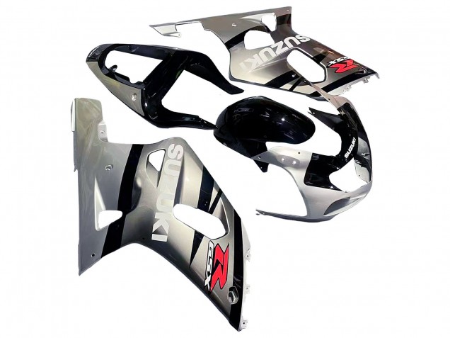 2001-2003 Suzuki GSXR 600 / GSXR 750 Motorcycle Fairing - Silver Glossy Black Red UK