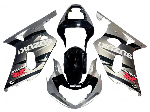 2001-2003 Suzuki GSXR 600 / GSXR 750 Motorcycle Fairing - Silver Glossy Black Red UK