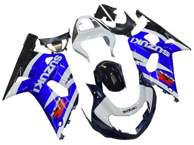 Best 2001-2003 Suzuki GSXR 600 / GSXR 750 Motorcycle Fairings - Blue White Glossy Black Red UK