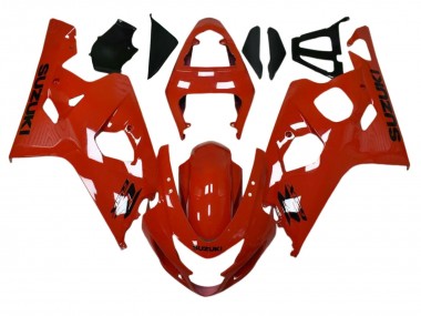 Best 2004-2005 Suzuki GSXR 600 / GSXR 750 Motorcycle Fairing - Red Black UK