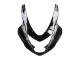 2004-2005 Suzuki GSXR 600 / GSXR 750 Motorcycle Fairing - White Black UK