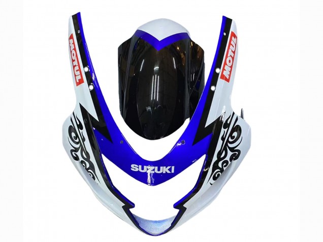 2004-2005 Suzuki GSXR 600 / GSXR 750 Motorcycle Fairing - White Blue Black Corona Motul UK