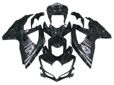 Best 2006-2007 Suzuki GSXR 600 / GSXR 750 Motorcycle Fairings - Glossy Black Grey White UK