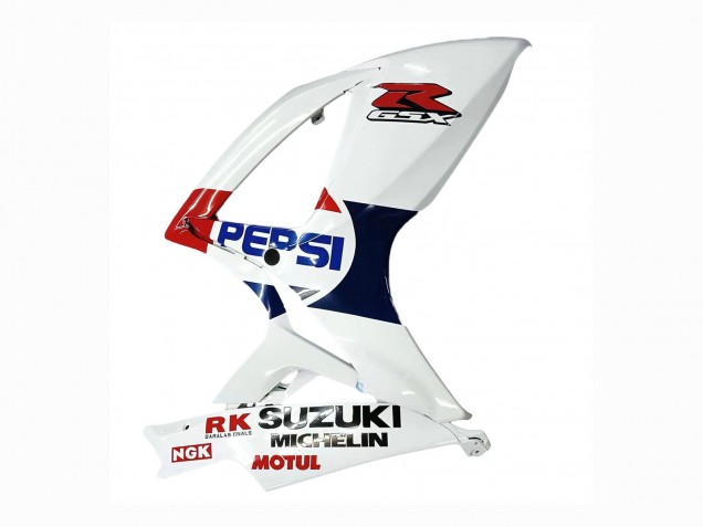 2006-2007 Suzuki GSXR 600 / GSXR 750 Motorcycle Fairings - White Red Yellow Motul UK