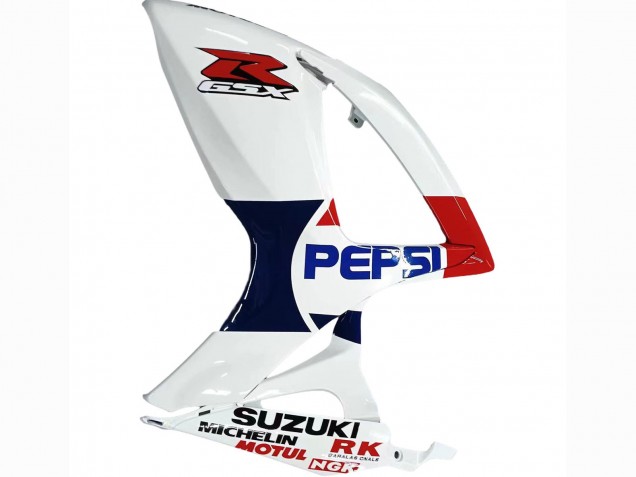 2006-2007 Suzuki GSXR 600 / GSXR 750 Motorcycle Fairings - White Red Yellow Motul UK