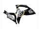 2006-2007 Suzuki GSXR 600 / GSXR 750 Motorcycle Fairings - Glossy Black White Motul Lucky Strike UK
