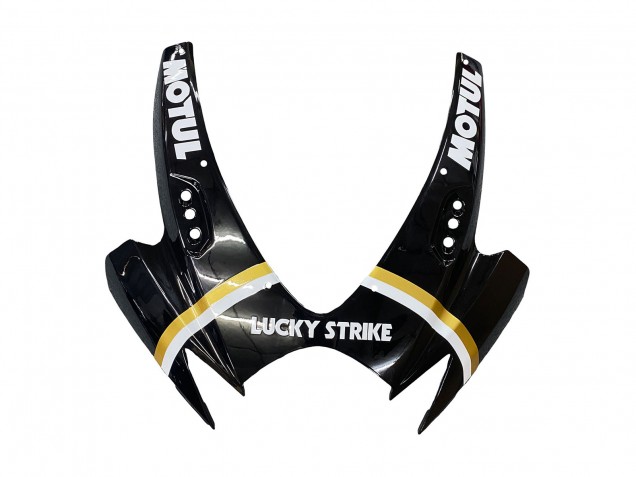 2006-2007 Suzuki GSXR 600 / GSXR 750 Motorcycle Fairings - Glossy Black White Motul Lucky Strike UK