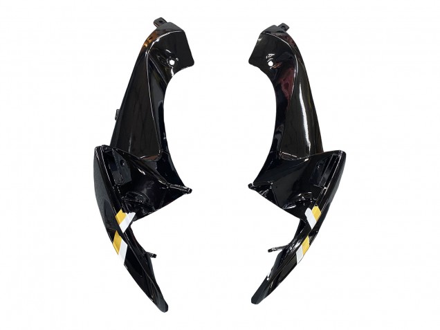 2006-2007 Suzuki GSXR 600 / GSXR 750 Motorcycle Fairings - Glossy Black White Motul Lucky Strike UK