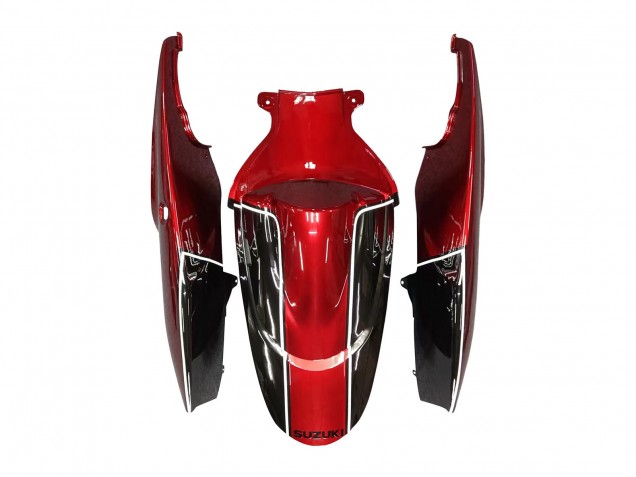 2006-2007 Suzuki GSXR 600 / GSXR 750 Motorcycle Fairings - Red Black UK