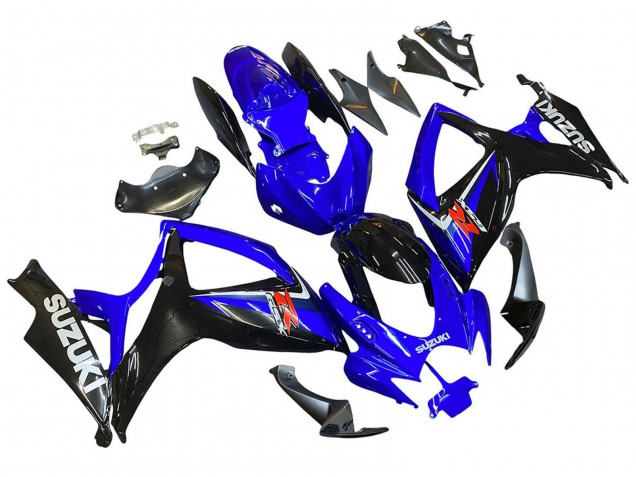 2006-2007 Suzuki GSXR 600 / GSXR 750 Motorcycle Fairings - Blue Black Red UK