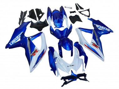 Best 2008-2010 Suzuki GSXR 600 / GSXR 750 Motorcycle Fairing Kits - Blue White Red UK