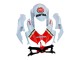 2008-2010 Suzuki GSXR 600 / GSXR 750 Motorcycle Fairings - White Red Motul Lucky Strike UK