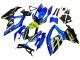 2008-2010 Suzuki GSXR 600 / GSXR 750 Motorcycle Fairings - Blue Fluorescent Green Shark UK