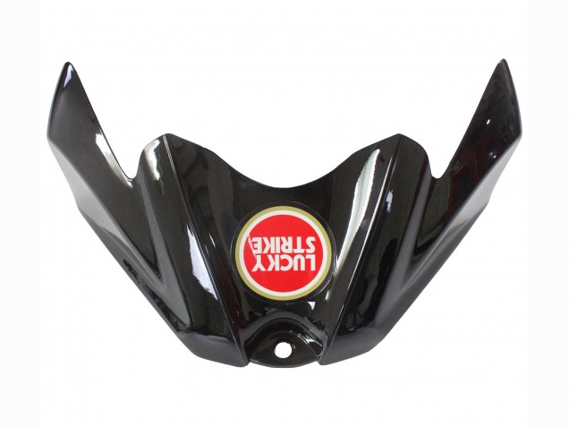 2008-2010 Suzuki GSXR 600 / GSXR 750 Motorcycle Fairings - Glossy Black Red White Motul Lucky Strike UK