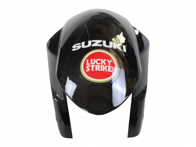 2008-2010 Suzuki GSXR 600 / GSXR 750 Motorcycle Fairings - Glossy Black Red White Motul Lucky Strike UK