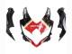 2008-2010 Suzuki GSXR 600 / GSXR 750 Motorcycle Fairings - Glossy Black Red White Motul Lucky Strike UK
