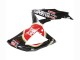2008-2010 Suzuki GSXR 600 / GSXR 750 Motorcycle Fairings - Glossy Black Red White Motul Lucky Strike UK