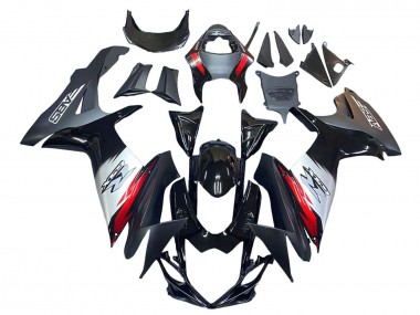 Best 2011-2024 Suzuki GSXR 600 / GSXR 750 Motorcycle Fairings - Glossy Black Forged Carbon Fiber Silver Red UK