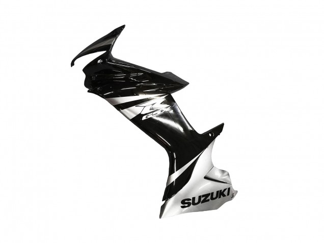 2011-2024 Suzuki GSXR 600 / GSXR 750 Motorcycle Fairing - Glossy Black Silver UK