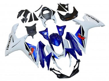 Best 2011-2024 Suzuki GSXR 600 / GSXR 750 Motorcycle Fairing - White Blue Red UK