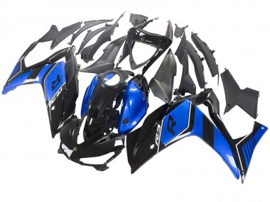 Best 2015-2018 Yamaha YZF R3/R25 Motorcycle Fairing - Blue Glossy Black UK
