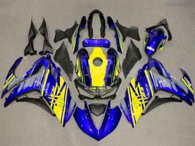 Best 2015-2018 Yamaha YZF R3/R25 Motorcycle Fairing - Yellow Blue Black Monster UK