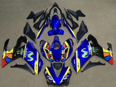 Best 2015-2018 Yamaha YZF R3/R25 Motorcycle Fairings - Blue Yellow Red Black Green Monster UK