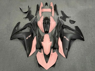 Best 2015-2018 Yamaha YZF R3/R25 Motorcycle Fairings - Pink Matte Black UK