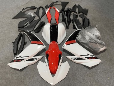 Best 2015-2018 Yamaha YZF R3/R25 Motorcycle Fairing Kits - White Red Black UK