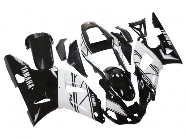2000-2001 Yamaha YZF 1000 R1 Motorcycle Fairings - White Black UK