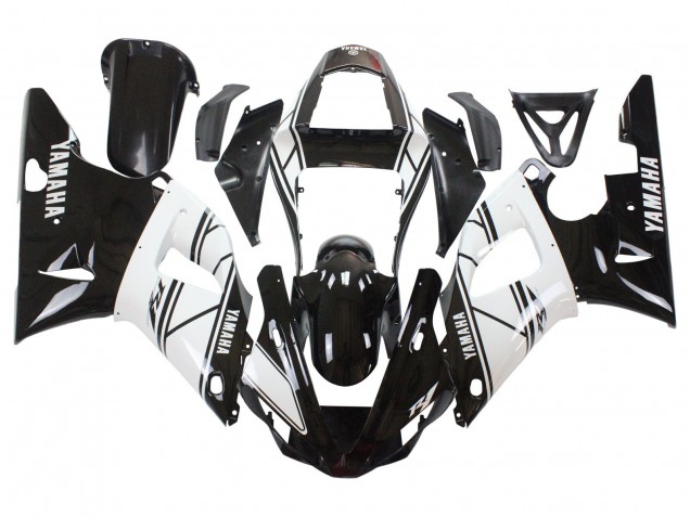2000-2001 Yamaha YZF 1000 R1 Motorcycle Fairings - White Black UK