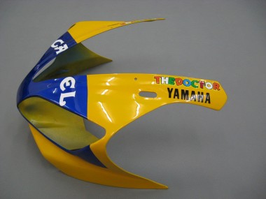 Best 2000-2001 Yamaha YZF 1000 R1 Motorcycle Fairings - White Yellow Blue Motul Camel UK