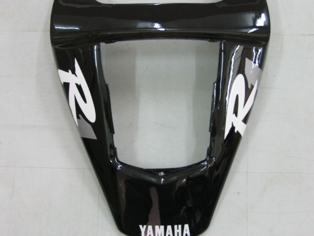 2000-2001 Yamaha YZF 1000 R1 Motorcycle Fairings - Glossy Black White Decal UK