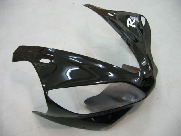2000-2001 Yamaha YZF 1000 R1 Motorcycle Fairings - Glossy Black White Decal UK