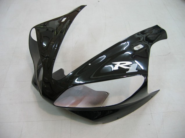 2000-2001 Yamaha YZF 1000 R1 Motorcycle Fairings - Glossy Black White Decal UK