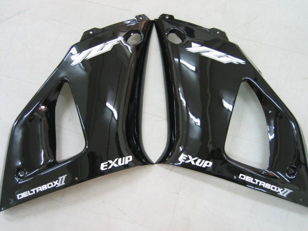 2000-2001 Yamaha YZF 1000 R1 Motorcycle Fairings - Glossy Black White Decal UK