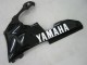 2000-2001 Yamaha YZF 1000 R1 Motorcycle Fairings - Glossy Black White Decal UK