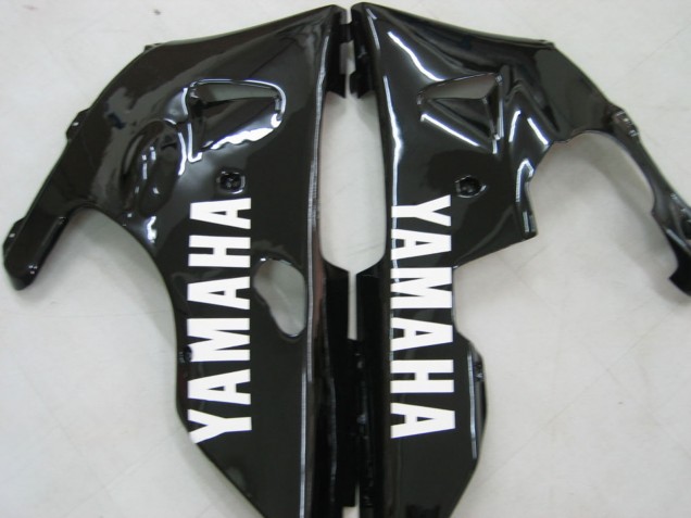 2000-2001 Yamaha YZF 1000 R1 Motorcycle Fairings - Glossy Black White Decal UK