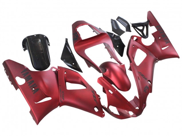 2000-2001 Yamaha YZF 1000 R1 Motorcycle Fairings - Matte Red UK