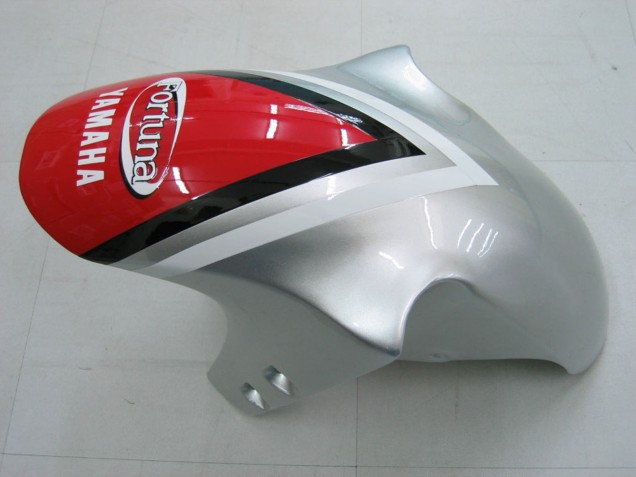 2000-2001 Yamaha YZF 1000 R1 Motorcycle Fairings - Silver Red Fortuna Motul UK