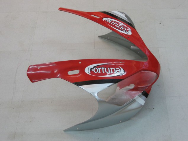 2000-2001 Yamaha YZF 1000 R1 Motorcycle Fairings - Silver Red Fortuna Motul UK