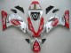 2000-2001 Yamaha YZF 1000 R1 Motorcycle Fairings - Silver Red Fortuna Motul UK