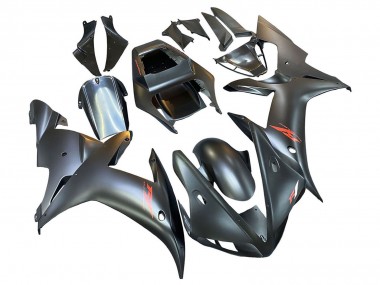 Best 2002-2003 Yamaha YZF 1000 R1 Motorcycle Fairings - Matte Black Red UK