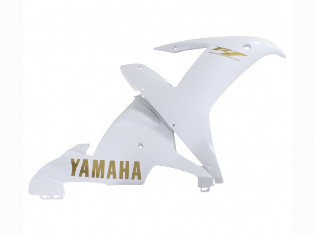 2002-2003 Yamaha YZF 1000 R1 Motorcycle Fairings - White Gold Decals UK